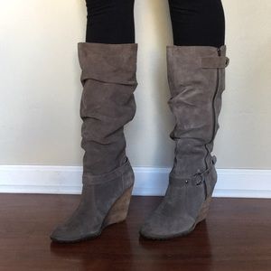 Baker’s Grey Suede Boots